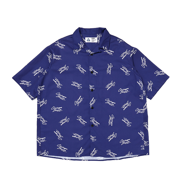 画像: CHALLENGER/S/S MULTI SIGNATURE SHIRT（NAVY）［マルチシグネチャーシャツ-23春夏］