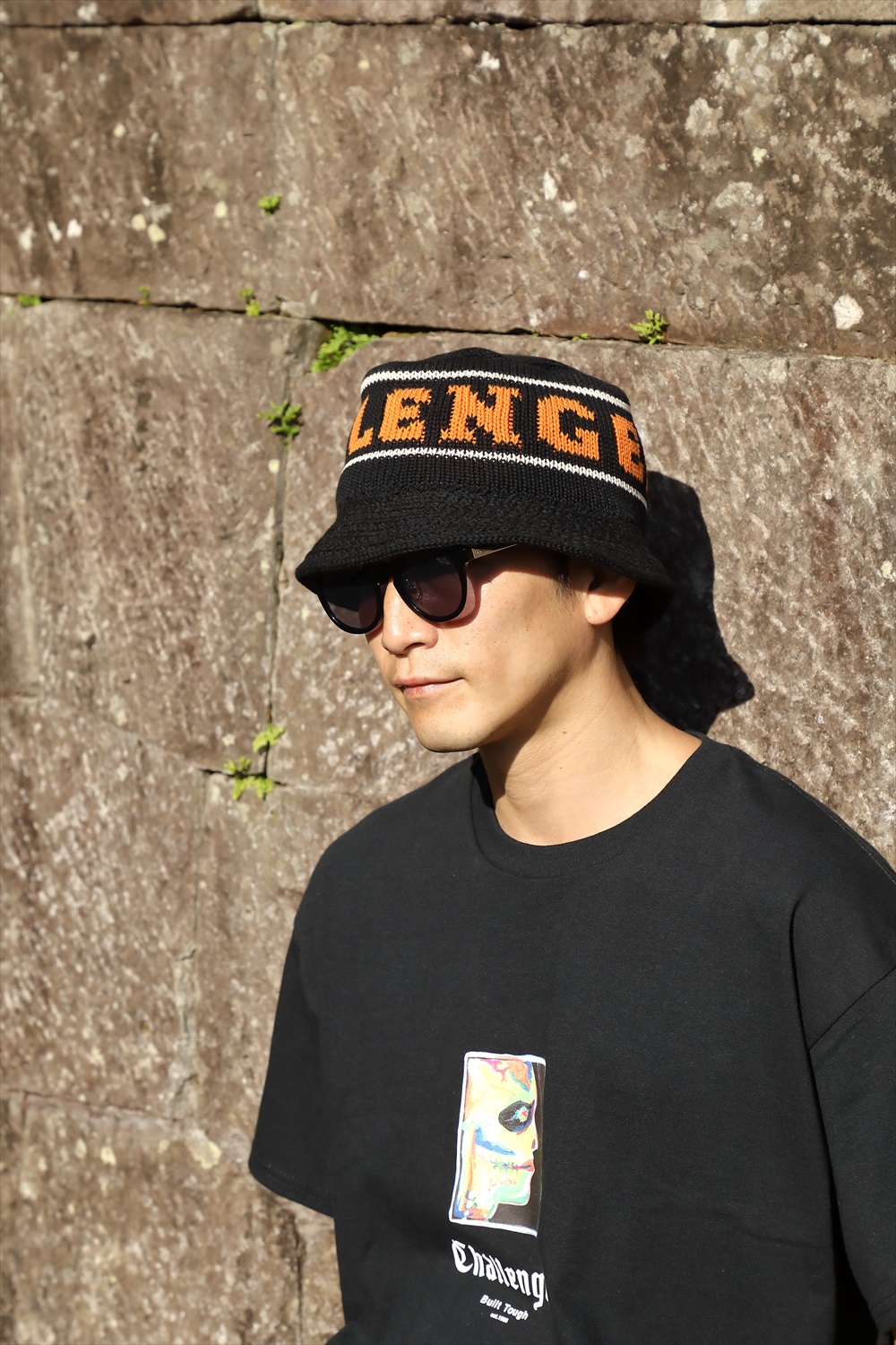 画像: CHALLENGER/LOGO CRUSHER HAT（BLACK）［ロゴクラッシャーハット-23春夏］