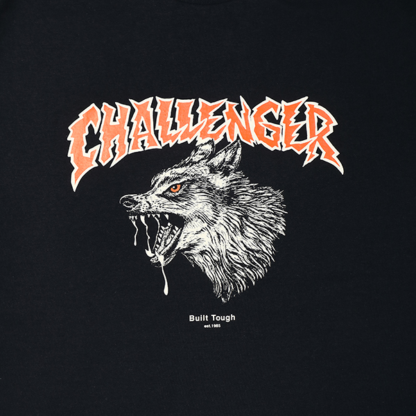 画像: CHALLENGER/ZOMBIE WOLF TEE（BLACK）［プリントT-23春夏］
