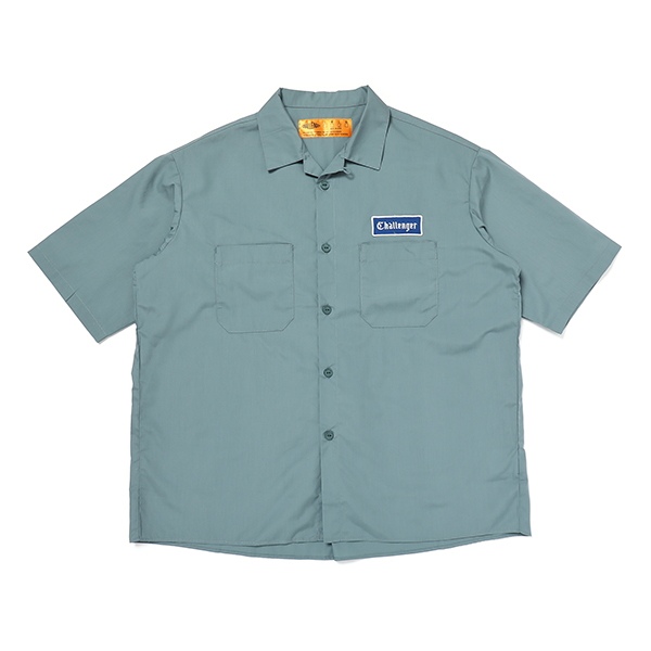 CHALLENGER S/S WORKER SHIRT DARK GREEN M