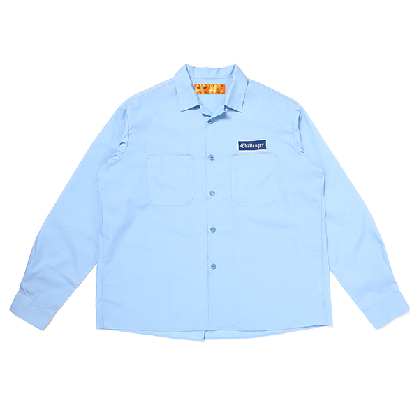 CHALLENGER/L/S WORKER SHIRT（SAX）［ワーカーシャツ-23春夏］ - JONAS