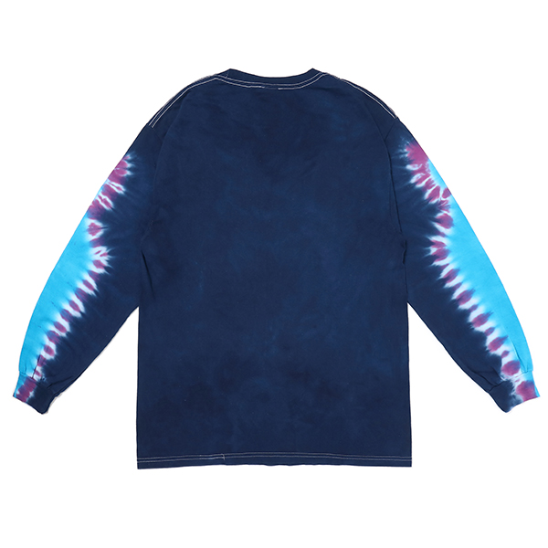 画像: CHALLENGER/L/S TIE DYE LOGO TEE（NAVY TIE DYE）［タイダイ長袖T-23春夏］