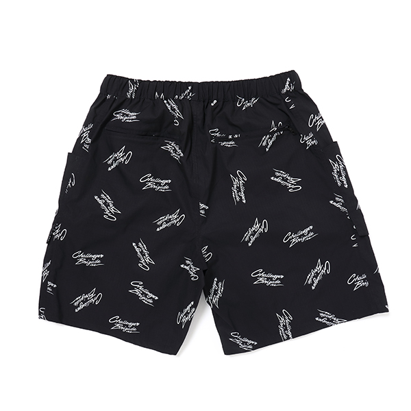 画像: CHALLENGER/MULTI SIGNATURE CARGO SHORTS（BLACK）［マルチシグネチャーカーゴショーツ-23春夏］