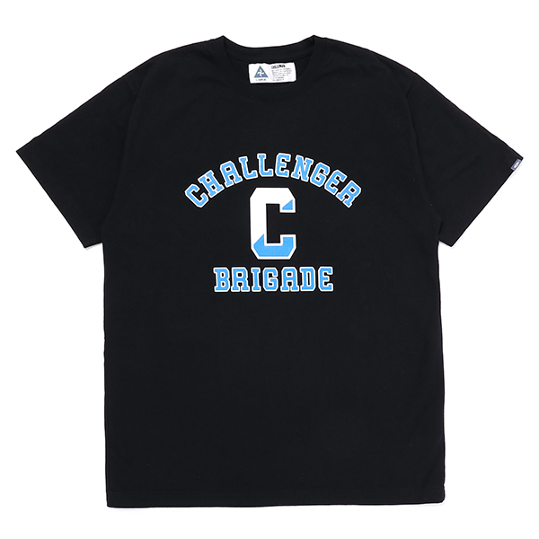 CHALLENGER/COLLEGE TEE（BLACK）［プリントT-23春夏］ - JONAS