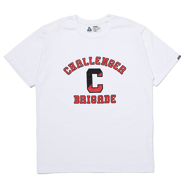 画像: CHALLENGER/COLLEGE TEE（WHITE）［プリントT-23春夏］