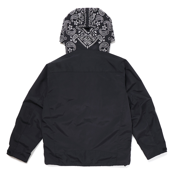 画像: CHALLENGER/BANDANA HOODED JACKET（BLACK）［バンダナフーデッドJKT-23春夏］