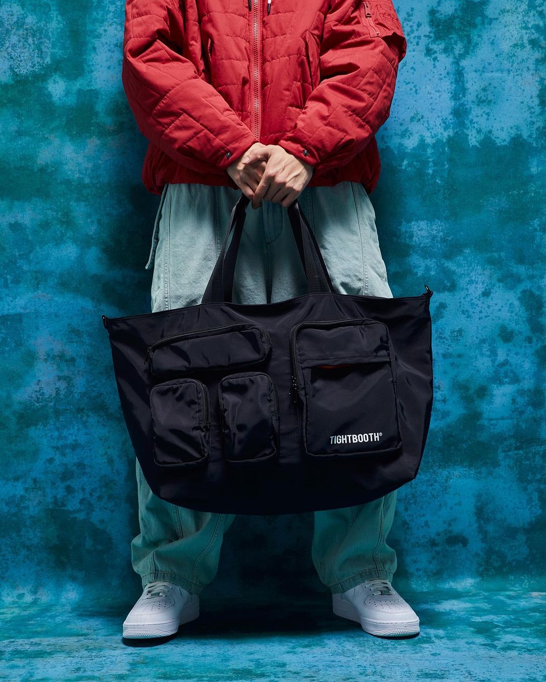 画像: TIGHTBOOTH/UTILITY BIG TOTE（Black）［ユーティリティービッグトート-22秋冬］