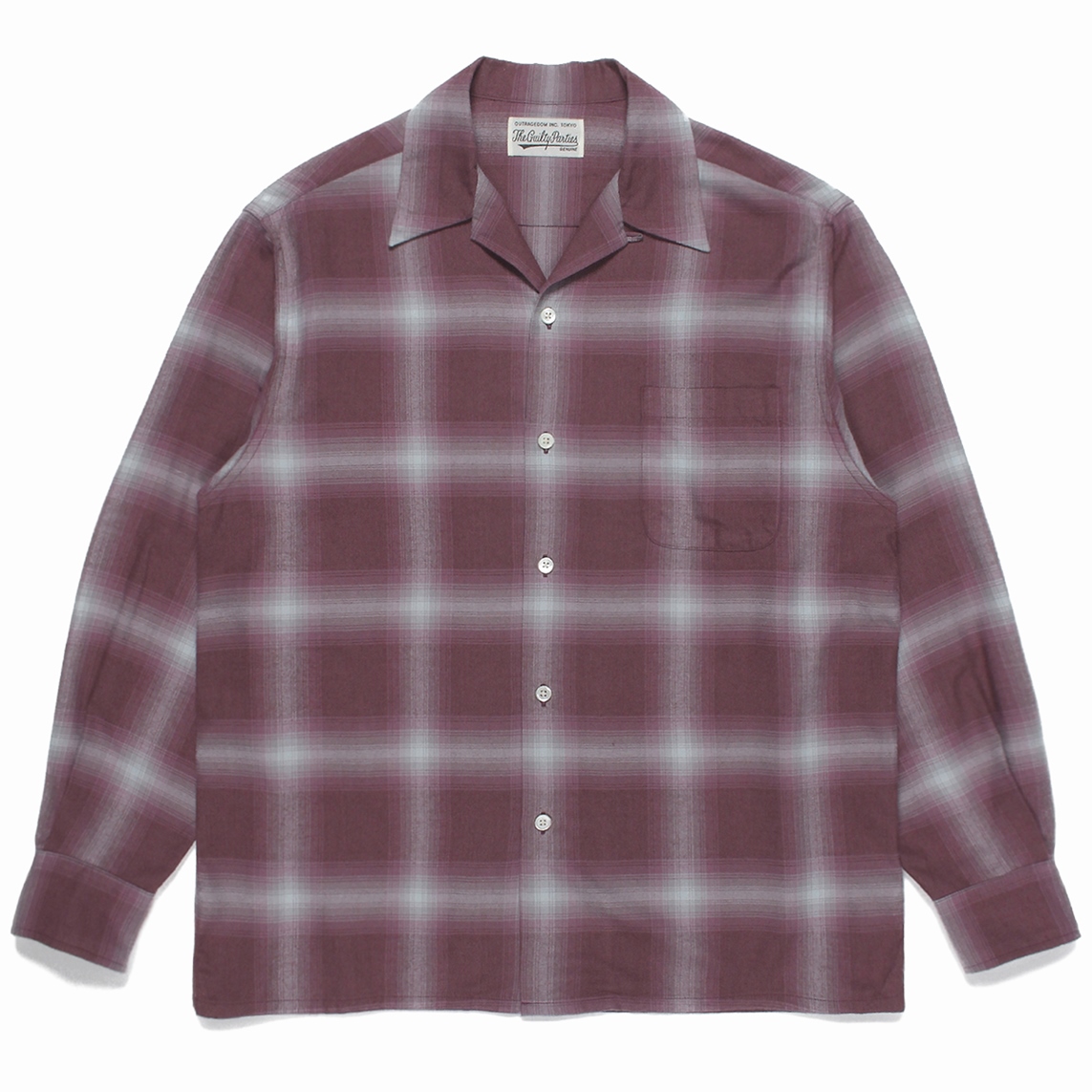 WACKO MARIA OPEN COLLAR SHIRT sizeXL