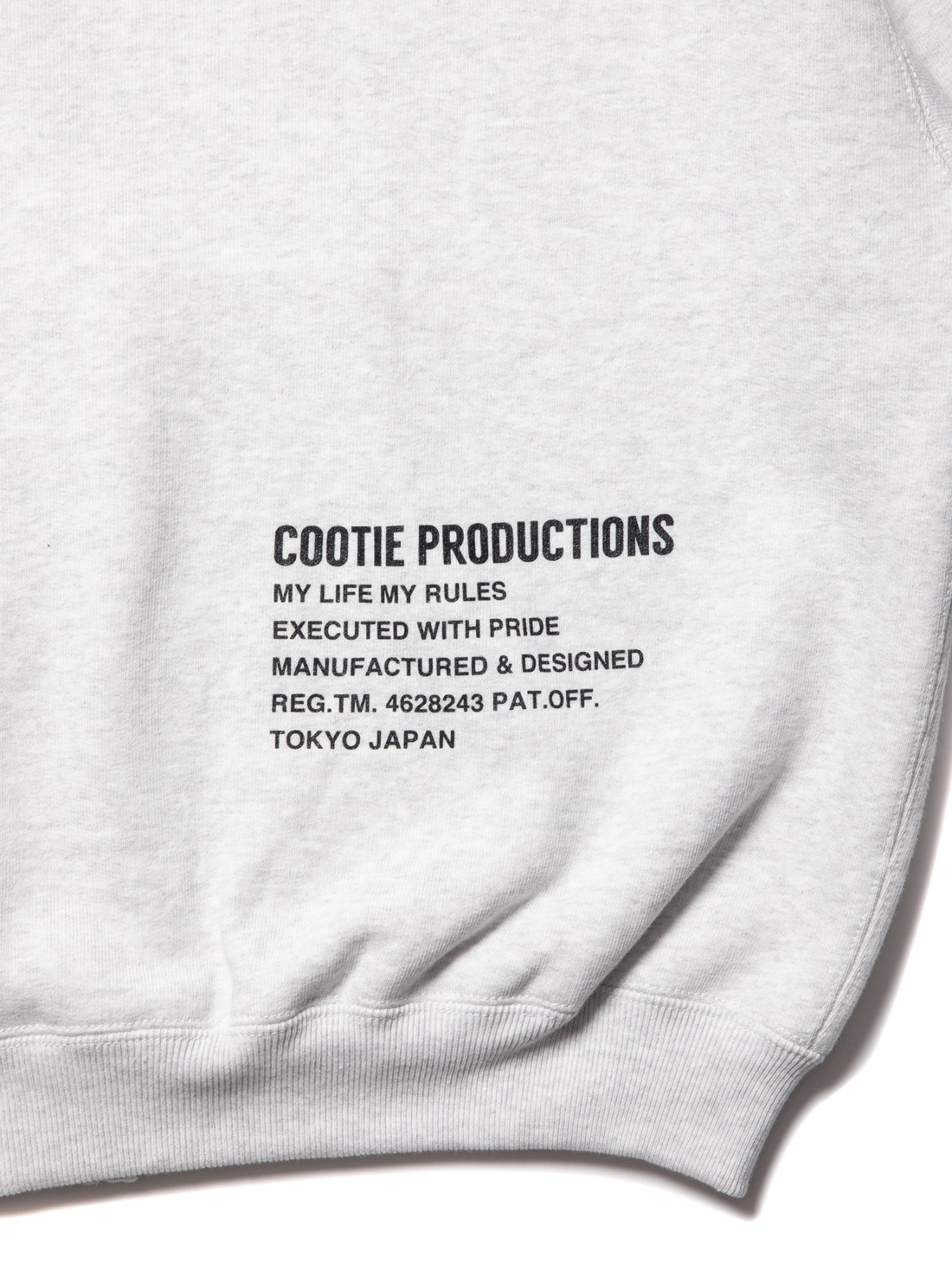 Cootie Heavy Oz Sweat Crew Ash Gray