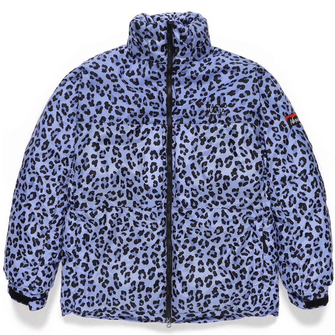 WACKO MARIA/NANGA / LEOPARD DOWN JACKET（PURPLE）［レオパード ...