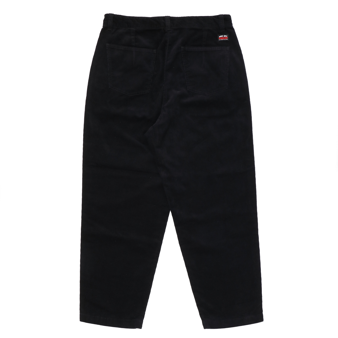 画像: PORKCHOP/LOOSE FIT CORDUROY PANTS（BLACK）［ルーズフィットコーデュロイパンツ-22秋冬］