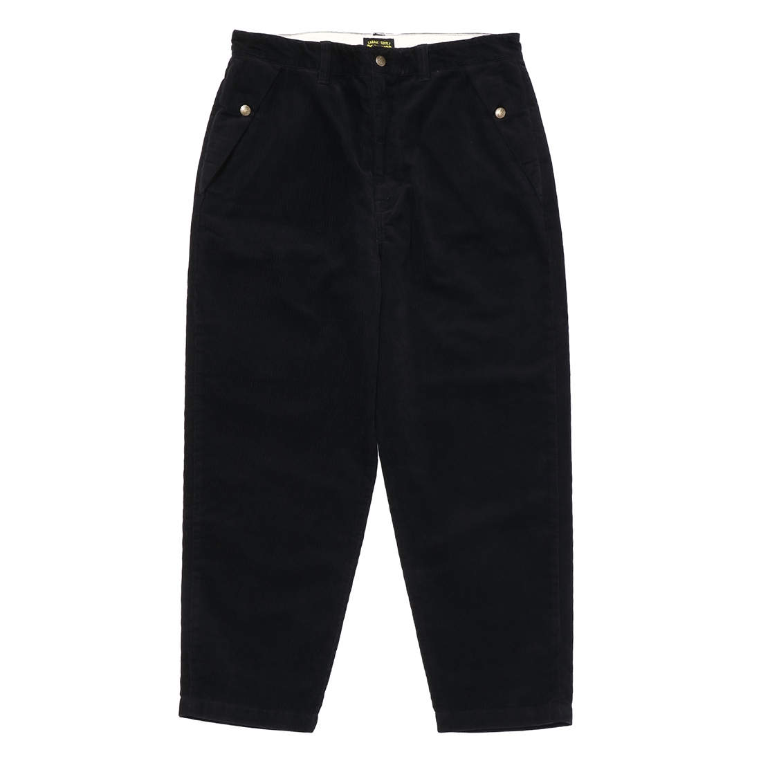 画像: PORKCHOP/LOOSE FIT CORDUROY PANTS（BLACK）［ルーズフィットコーデュロイパンツ-22秋冬］