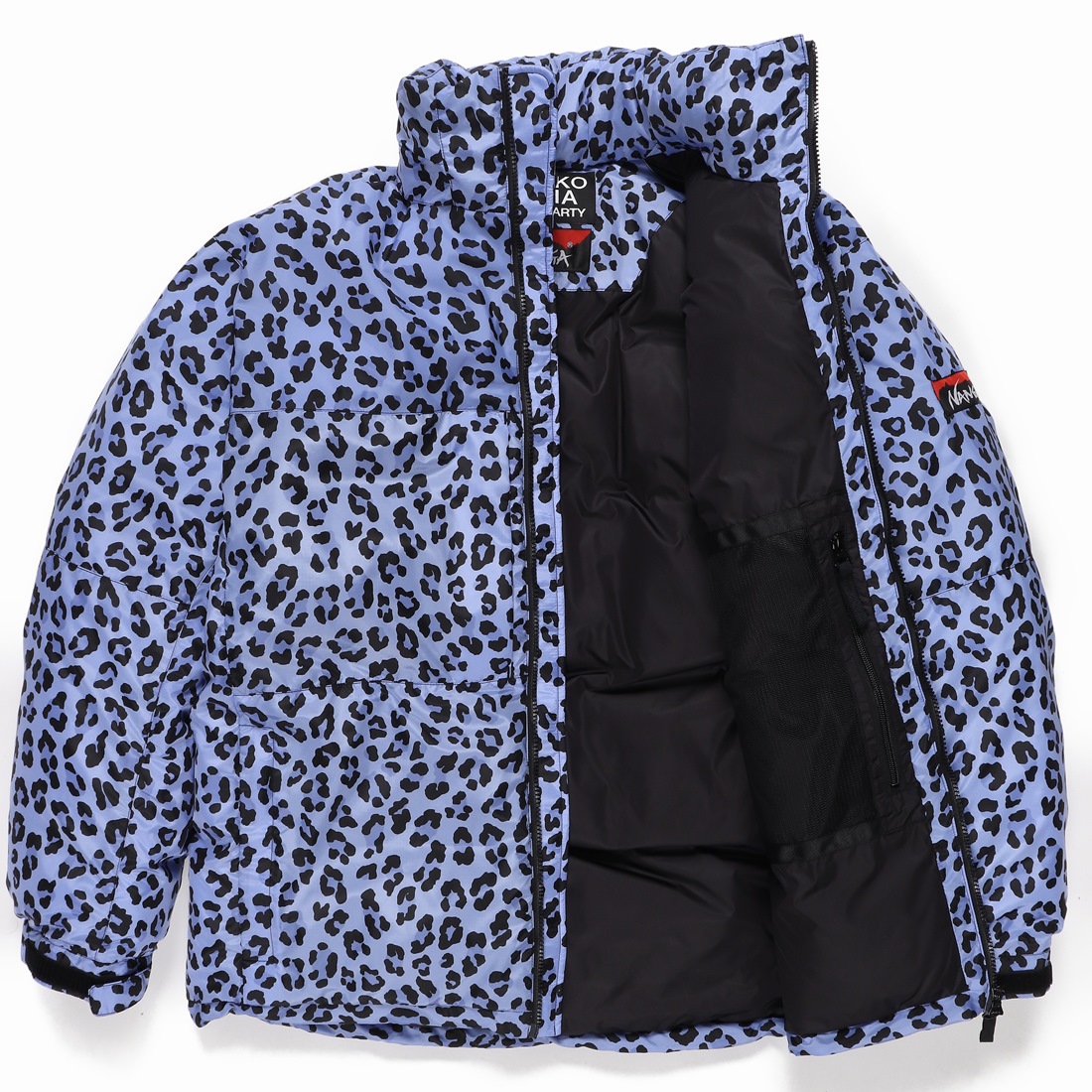 画像: WACKO MARIA/NANGA / LEOPARD DOWN JACKET（PURPLE）［レオパードダウンJKT-22秋冬］