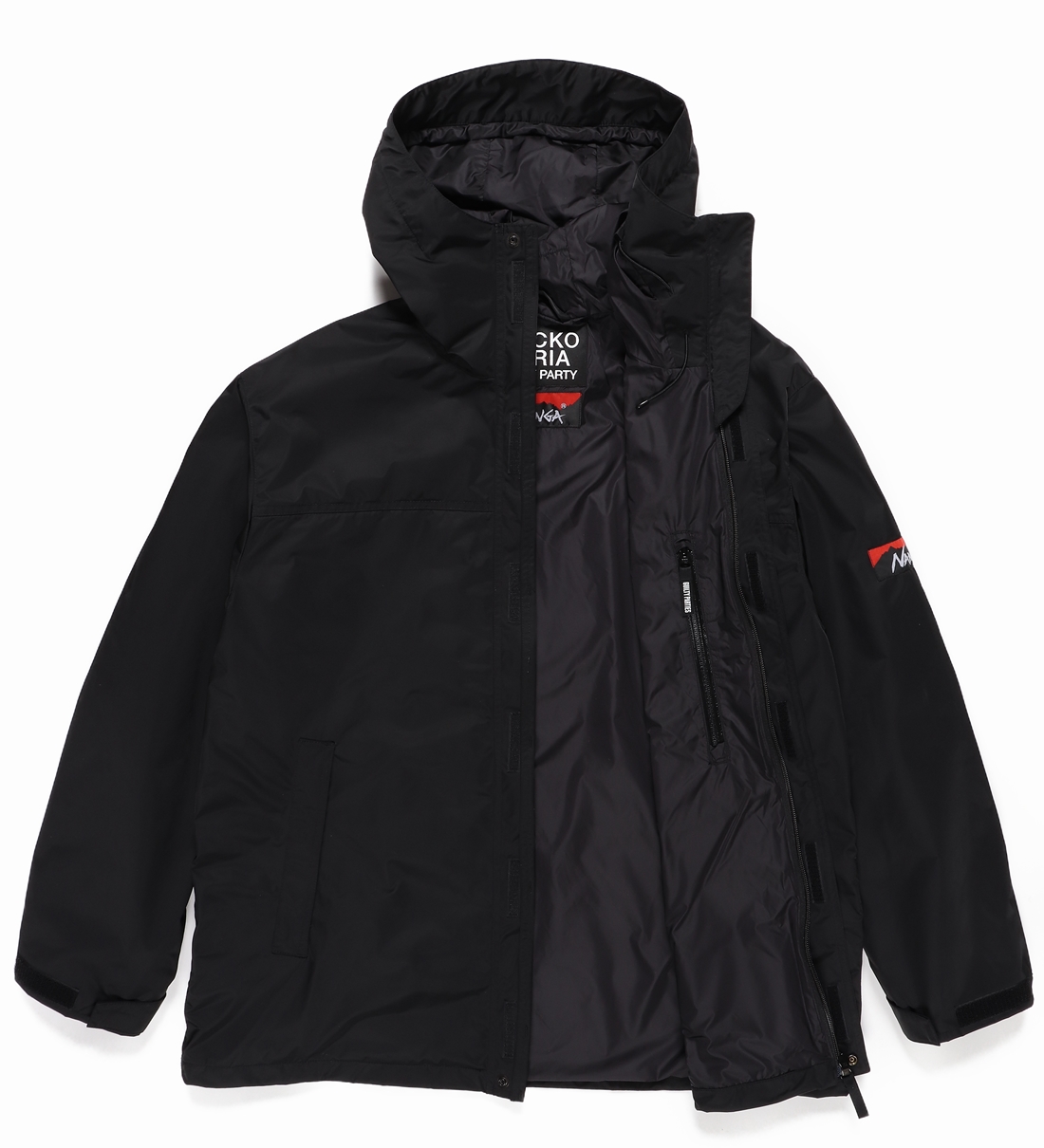 画像: WACKO MARIA/NANGA / MOUNTAIN PARKA（BLACK）［マウンテンパーカー-22秋冬］