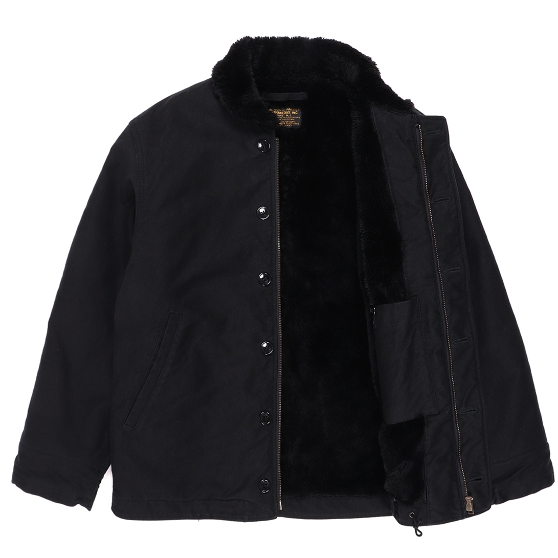 WACKO MARIA/DECK JACKET（BLACK）［デッキJKT-22秋冬］ - JONAS