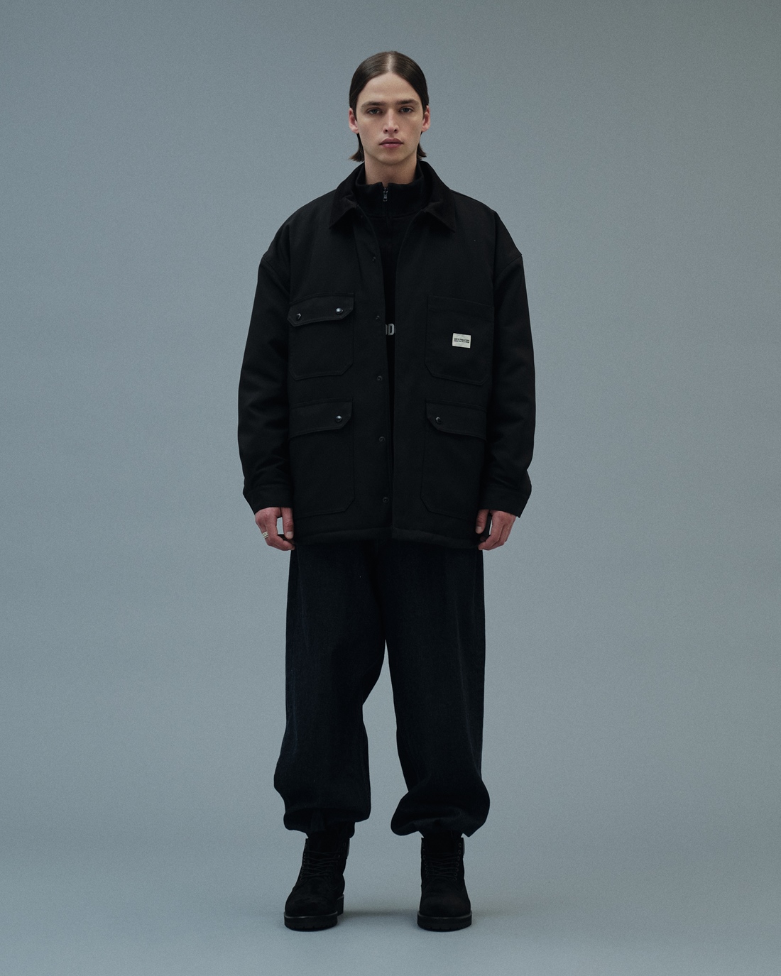 画像: COOTIE PRODUCTIONS/Polyester OX Padded Coverall（Black）［ポリエステルオックスカバーオール-22秋冬］