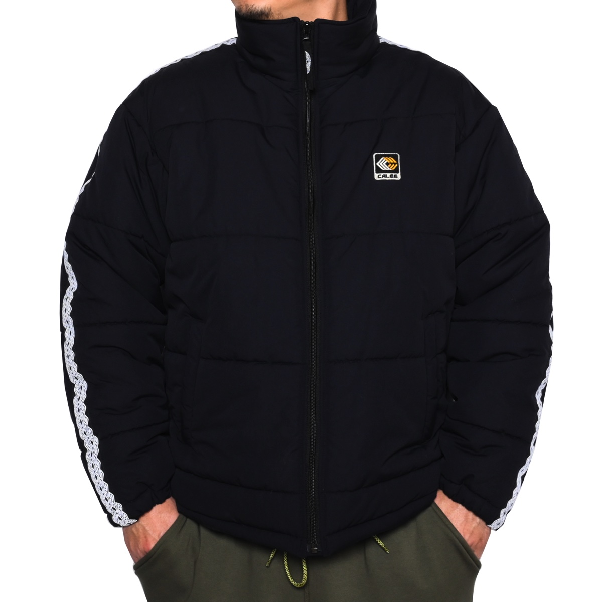 画像: CALEE/Retroreflector padded jacket（Black） 【60%OFF】［リフレクタージャケット-22秋冬］