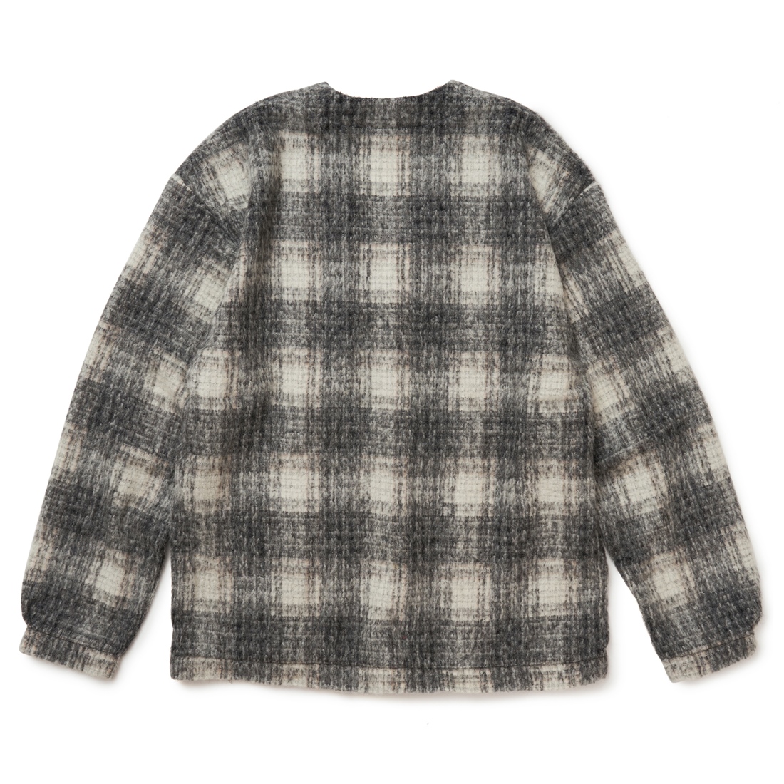 画像: ROUGH AND RUGGED/KURT ／ SOLID（GRAY CHECK） 【30%OFF】［オンブレチェックカーディガン-22秋冬］