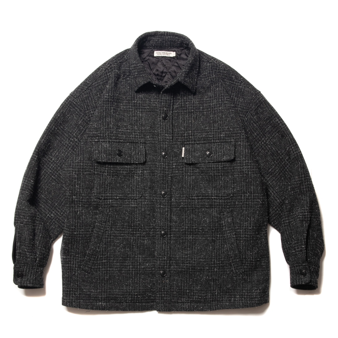 COOTIE PRODUCTIONS/Glen Check Wool CPO Jacket（Glen Check