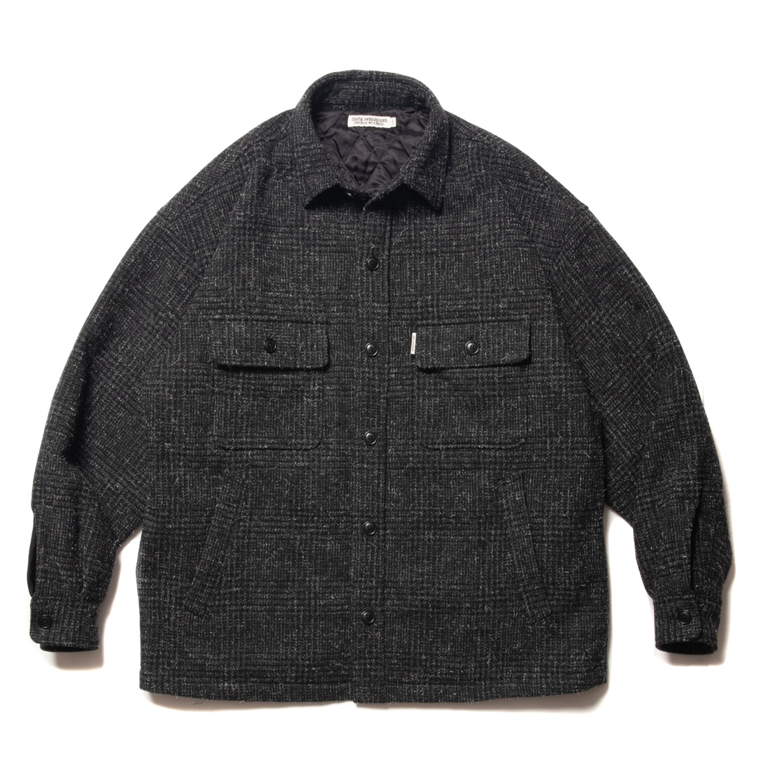 画像: COOTIE PRODUCTIONS/Glen Check Wool CPO Jacket（Glen Check）［グレンチェックCPO JKT-22秋冬］