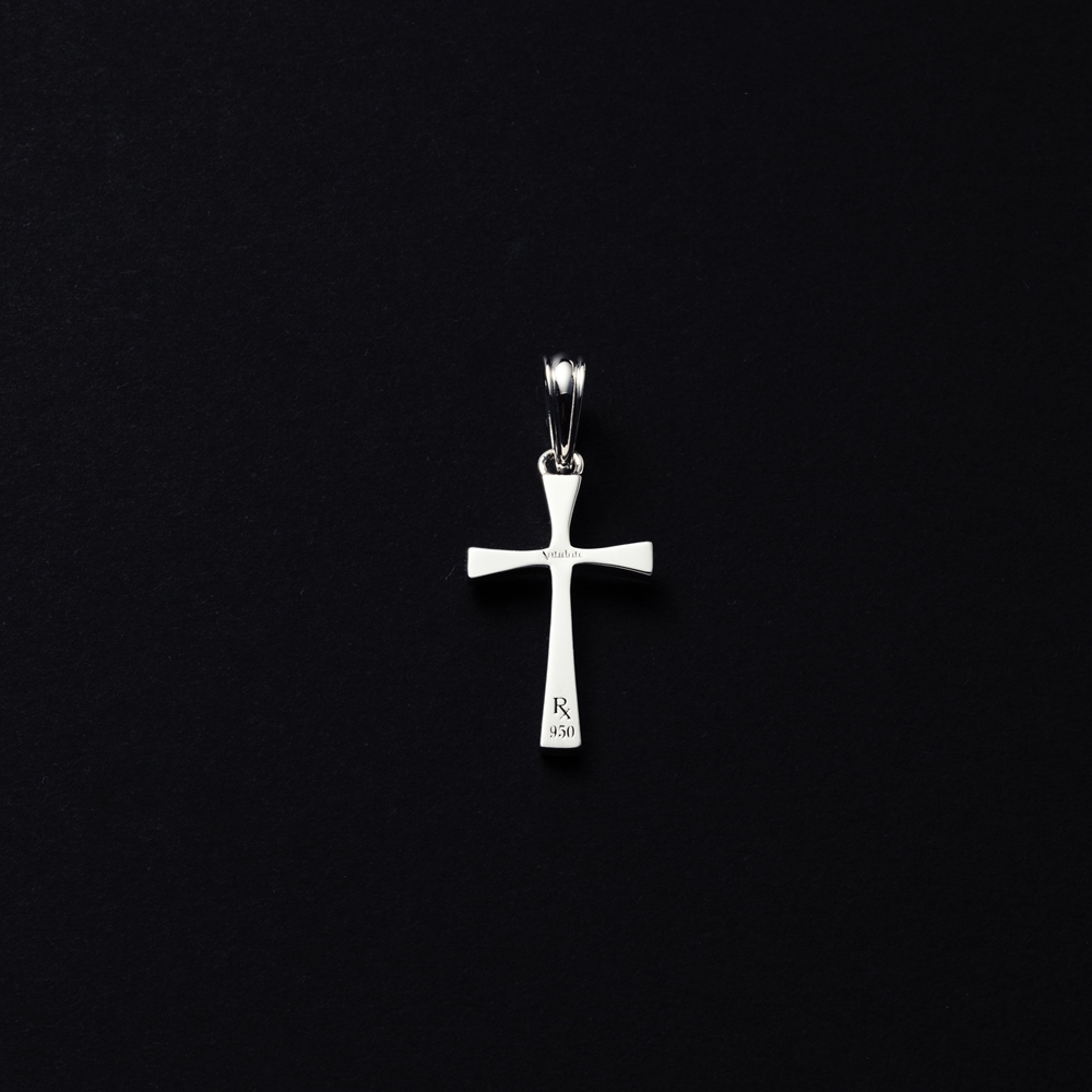 画像: ANTIDOTE BUYERS CLUB/Engraved Tiny Cross Pendant（Silver）