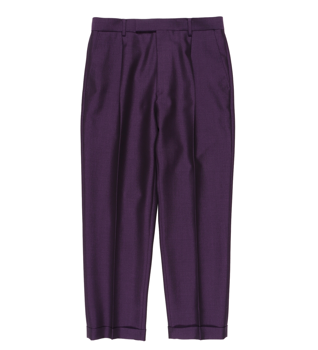 画像: WACKO MARIA/DORMEUIL / PLEATED TROUSERS（TYPE-2）（PURPLE）［ワンタックスラックス(TYPE-2)-22秋冬］