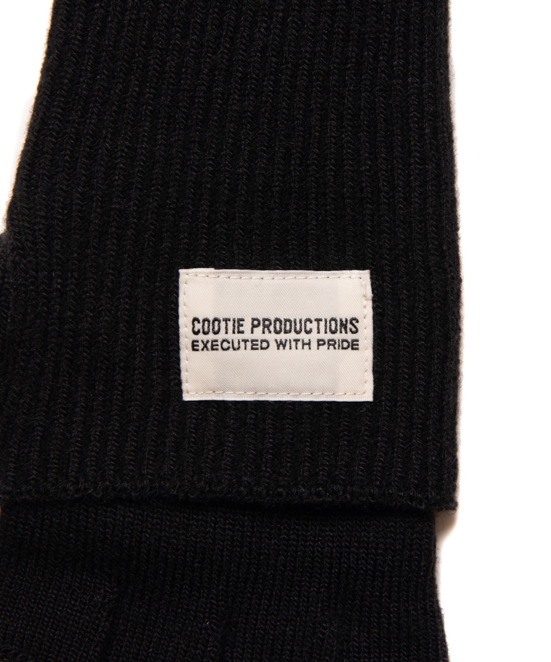 画像: COOTIE PRODUCTIONS/Fingerless Cuffed Knit Glove（Black）［フィンガーレスニットグローブ-22秋冬］