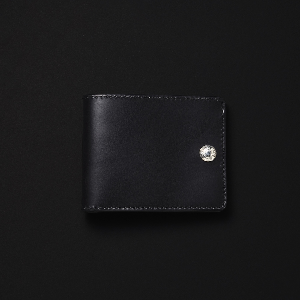 画像: ANTIDOTE BUYERS CLUB/Two Fold Wallet（Black-Smooth Leather）［二つ折りレザーウォレット］