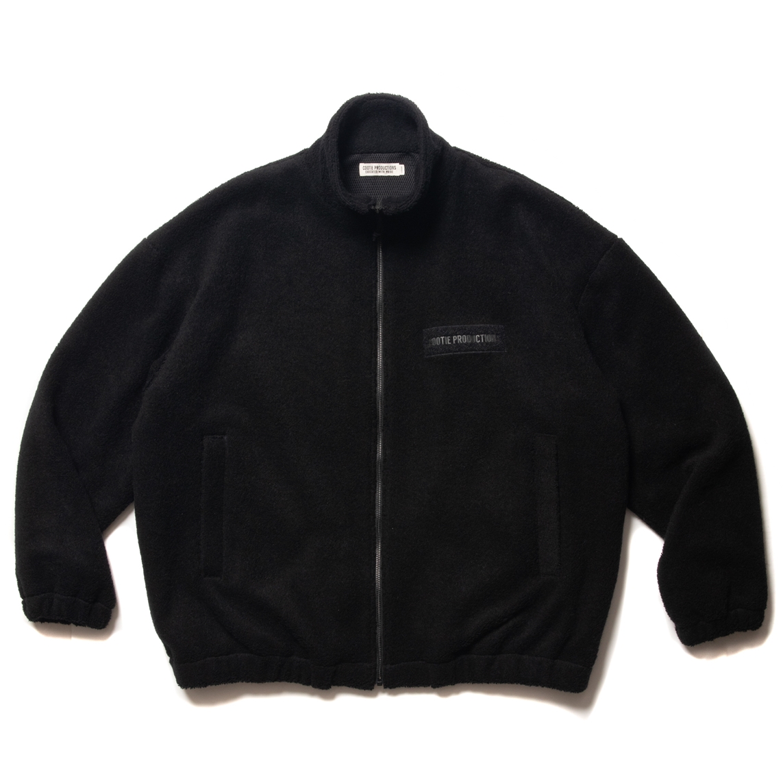 画像: COOTIE PRODUCTIONS/Wool Boa Track Jacket（Black）［ウールボアトラックJKT-22秋冬］