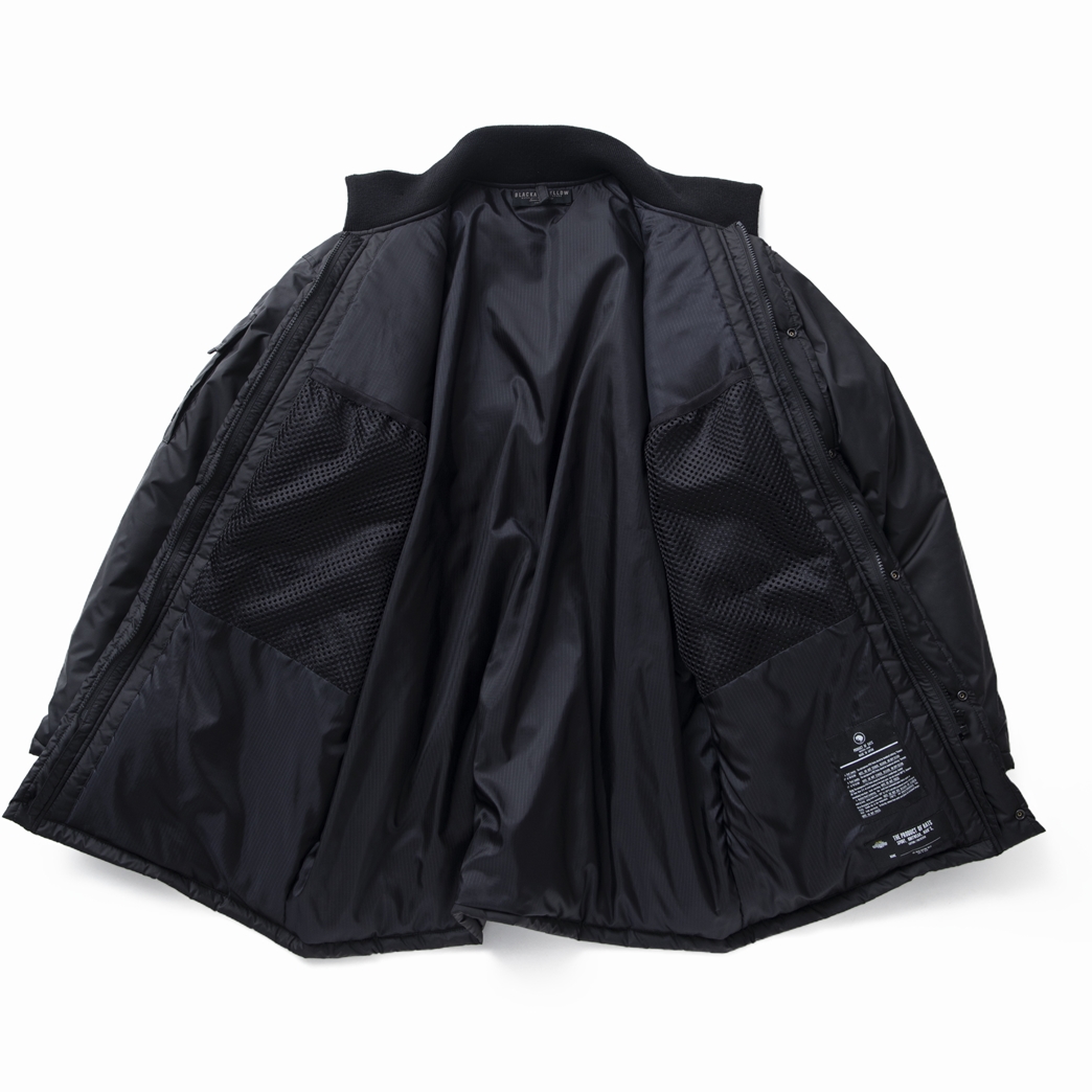 RATS/MILITARY RIB COAT（BLACK） 【30%OFF】［ミリタリーリブコート 