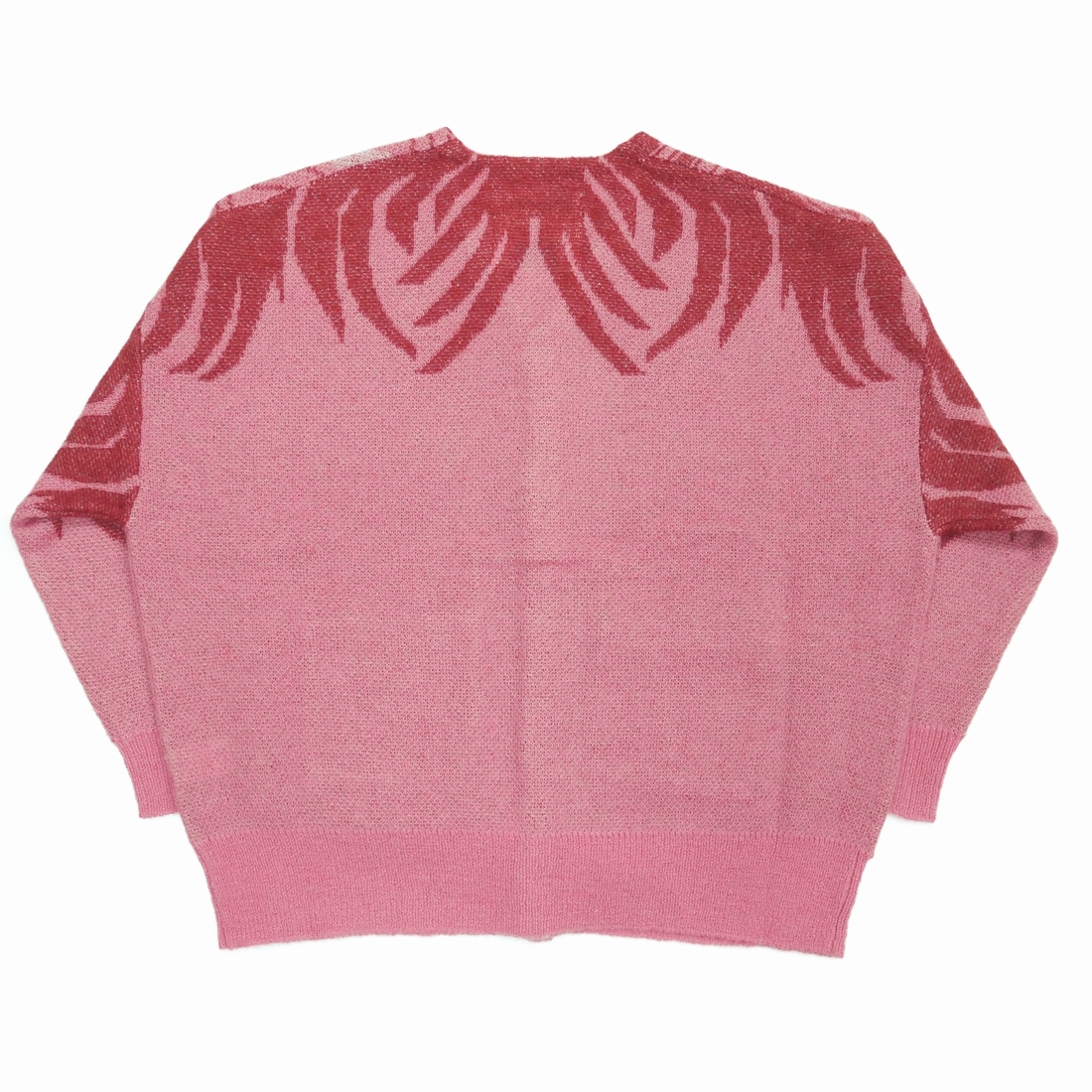 画像: DAIRIKU/"Leopard" Mohair Cardigan Knit（Pink） 【40%OFF】［レオパードモヘアニットカーディガン-23春夏］