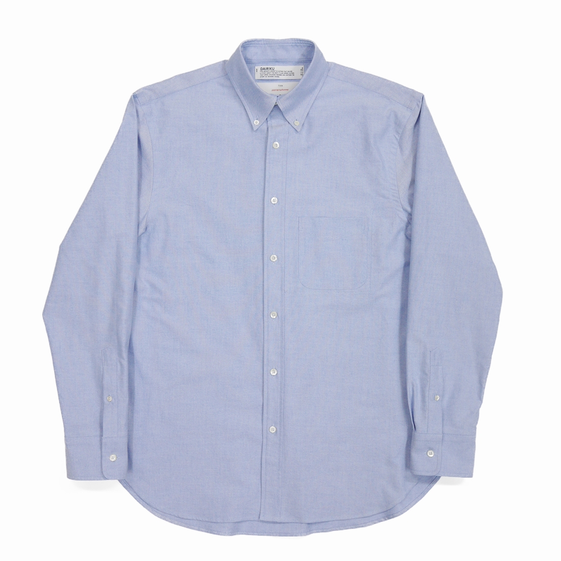 画像: DAIRIKU/"Benjamin" BD Oxford Shirt（Sax Blue） 【50%OFF】［BDオックスフォードシャツ-23春夏］