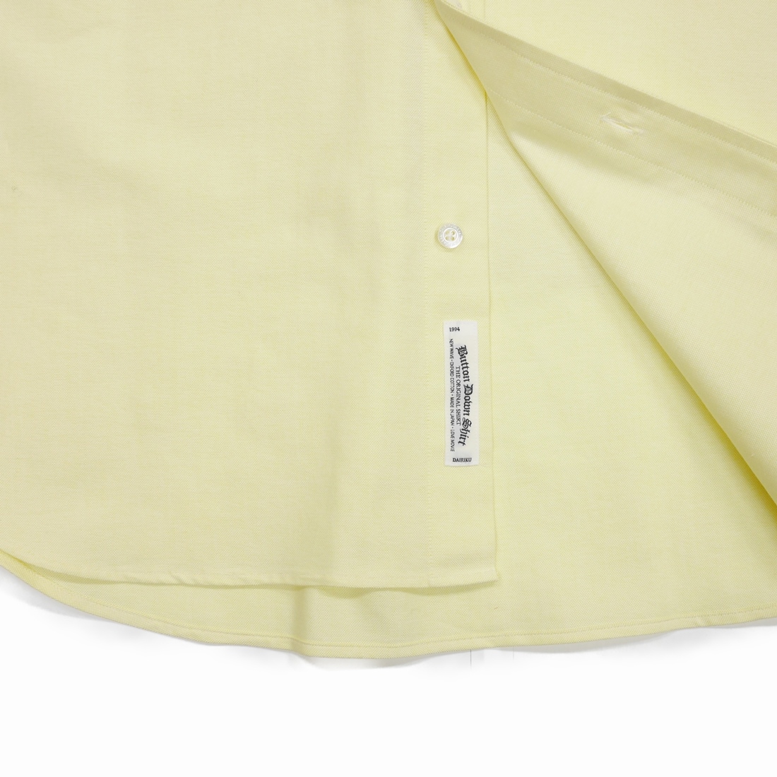 画像: DAIRIKU/"Benjamin" BD Oxford Shirt（Yellow） 【40%OFF】［BDオックスフォードシャツ-23春夏］