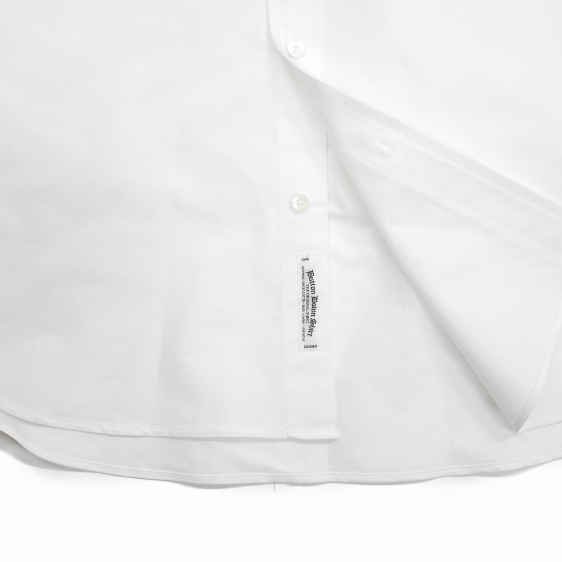 画像: DAIRIKU/"Benjamin" BD Oxford Shirt（White） 【30%OFF】［BDオックスフォードシャツ-23春夏］