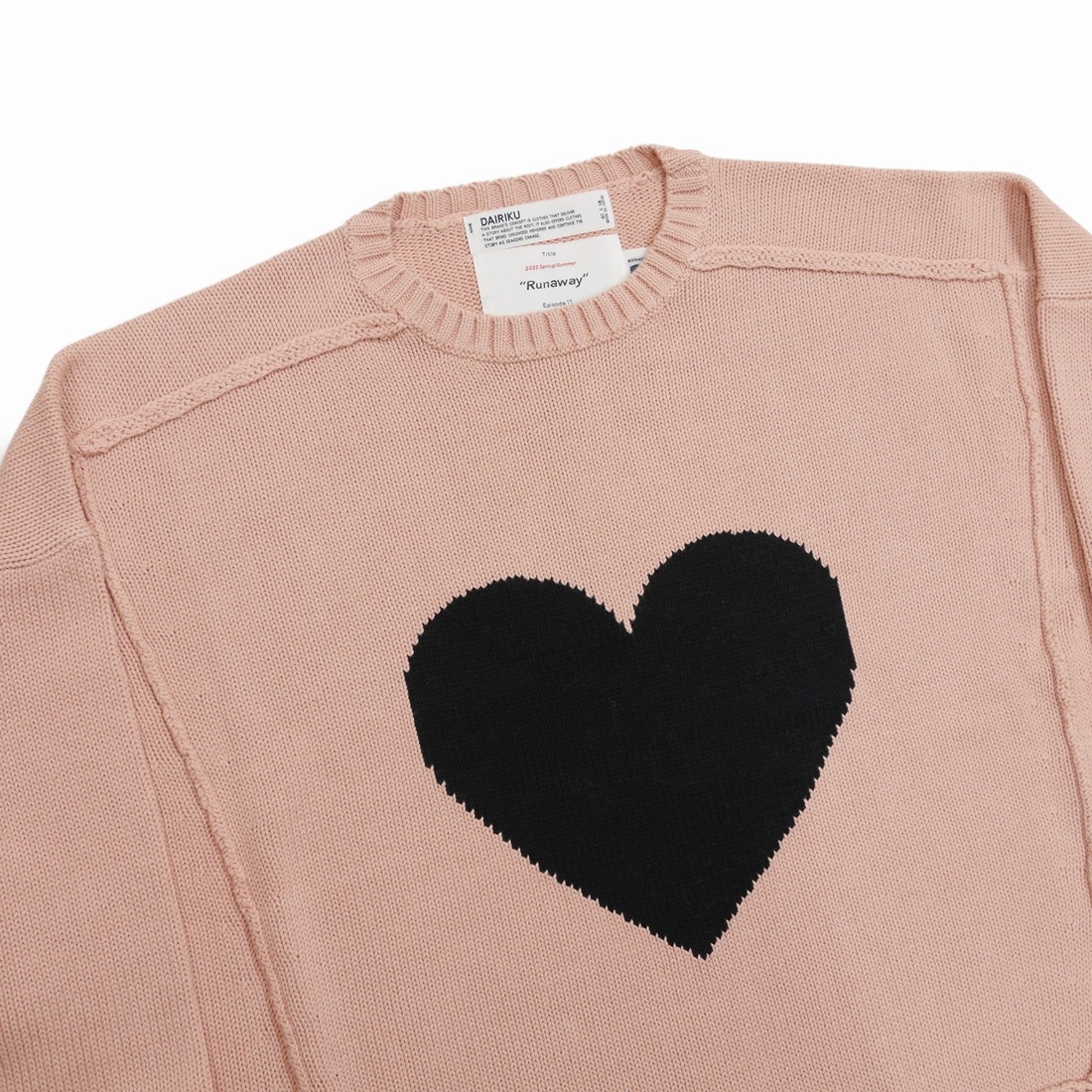 DAIRIKU/♡ Pullover Knit（Pink）［プルオーバーニット-23春夏］ - JONAS