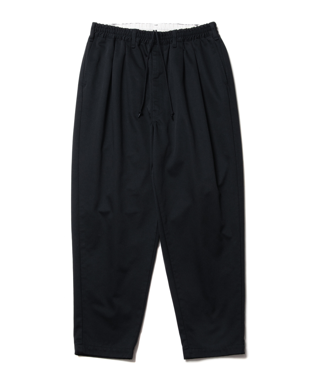 画像: COOTIE PRODUCTIONS/T/C 2 Tuck Easy Ankle Pants（Black）［T/C 2タックイージーアンクルパンツ-23春夏］