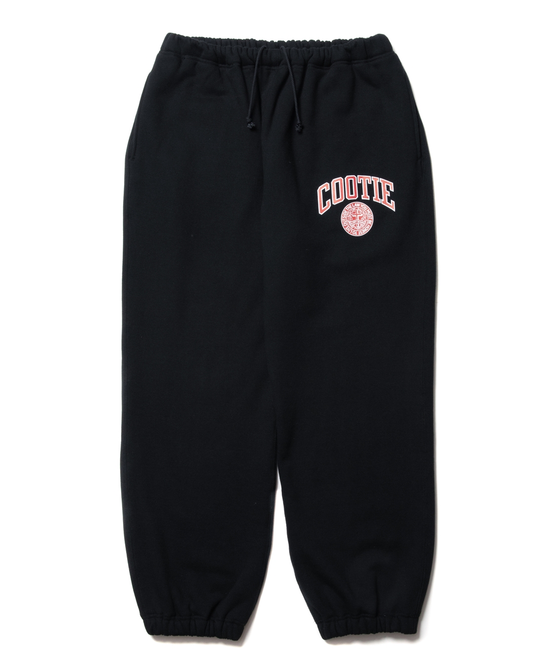 画像: COOTIE PRODUCTIONS/Heavy Oz Sweat Easy Pants（COLLEGE）（Black）［スウェットイージーパンツ-23春夏］