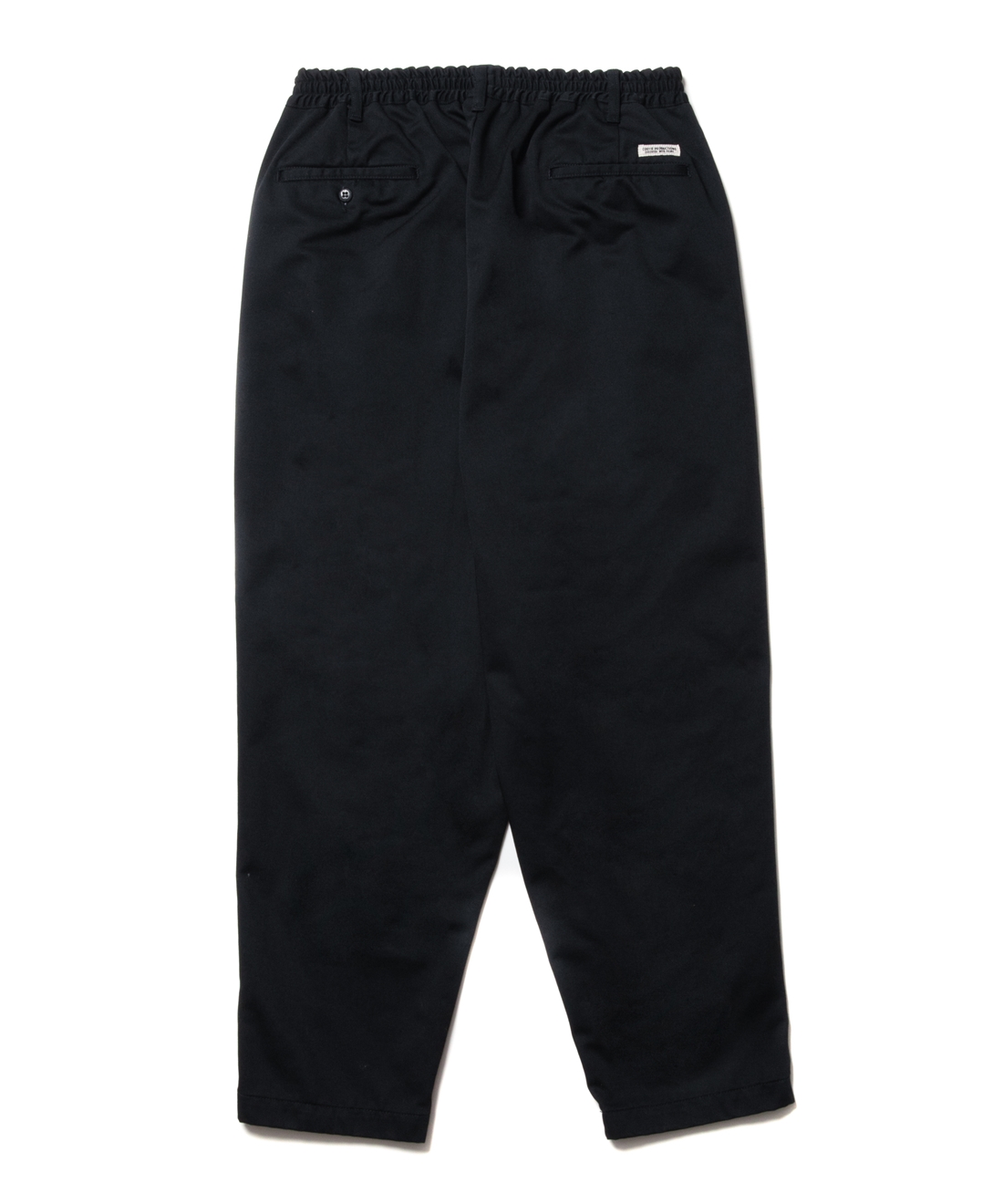 画像: COOTIE PRODUCTIONS/T/C 2 Tuck Easy Ankle Pants（Black）［T/C 2タックイージーアンクルパンツ-23春夏］