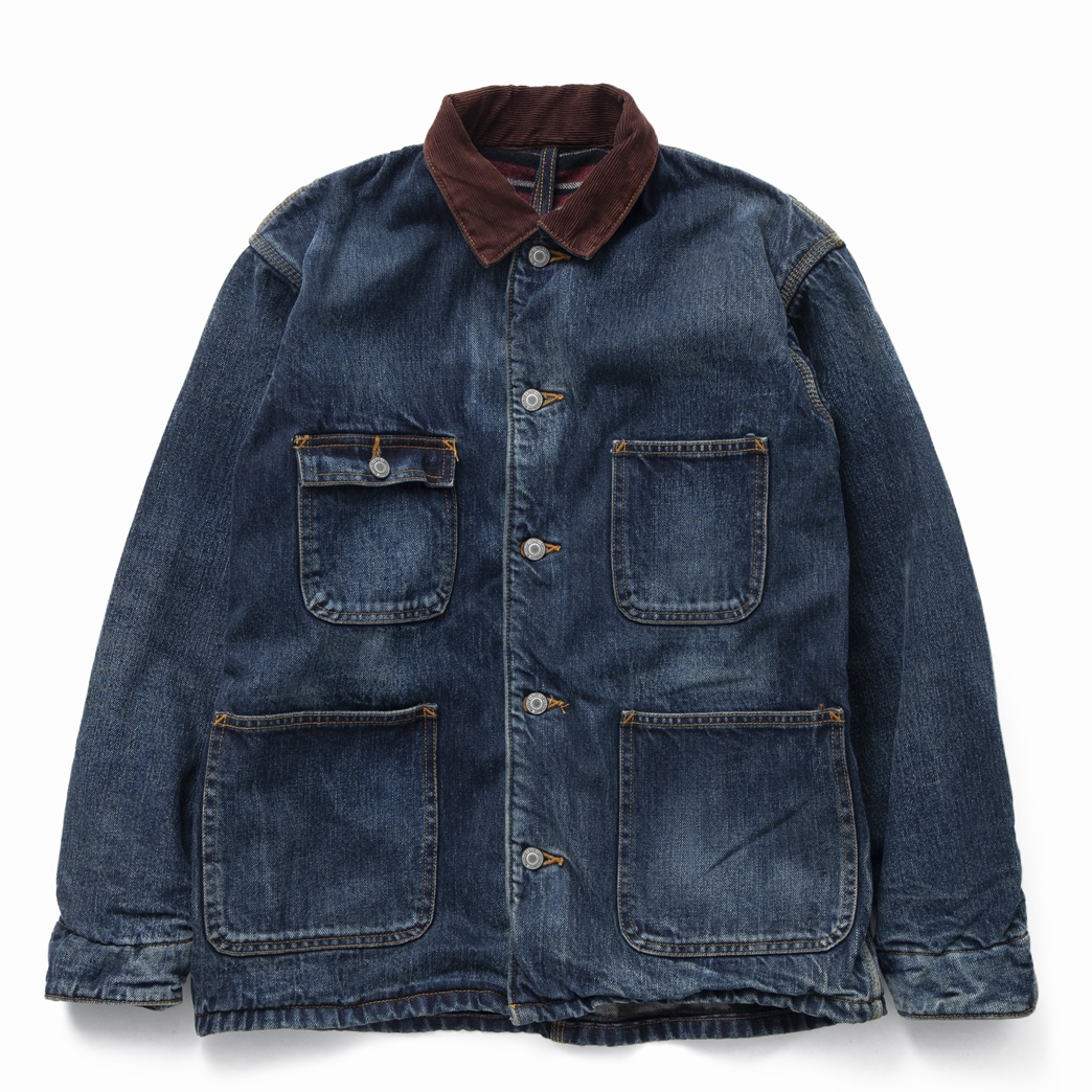 画像: RATS/BLANKET LINER DENIM COVERALL（INDIGO） 【30%OFF】［ブランケットライナーデニムカバーオール-22秋冬］