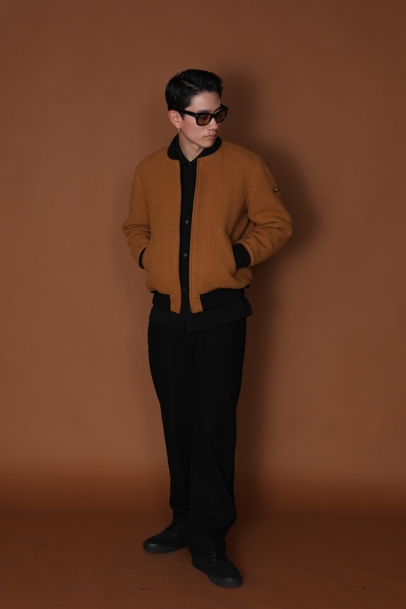 画像: RATS/50's MELTON JKT（BROWN）［50'sメルトンJKT-22秋冬］