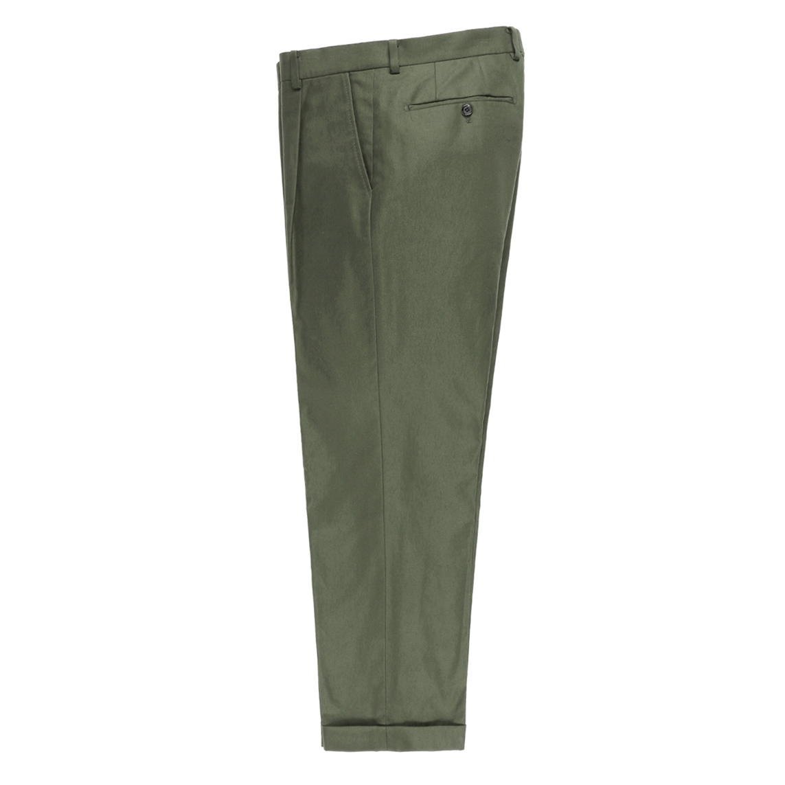 WACKO MARIA/PLEATED TROUSERS（TYPE-1）（KHAKI）［ワンタックT/C 