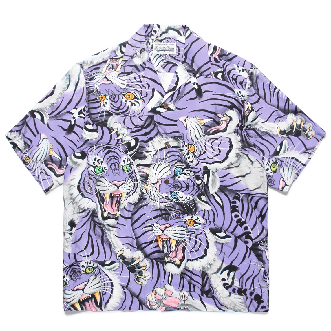 画像: WACKO MARIA/TIM LEHI / HAWAIIAN SHIRT S/S（PURPLE）［ハワイアンシャツ-23春夏］