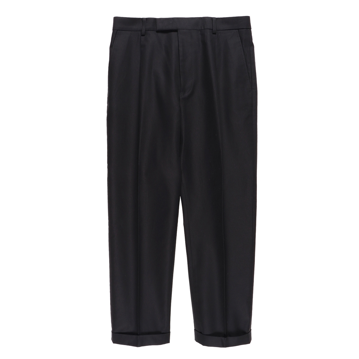 画像: WACKO MARIA/PLEATED TROUSERS（TYPE-1）（BLACK）［ワンタックT/Cスラックス(TYPE-1)-23春夏］