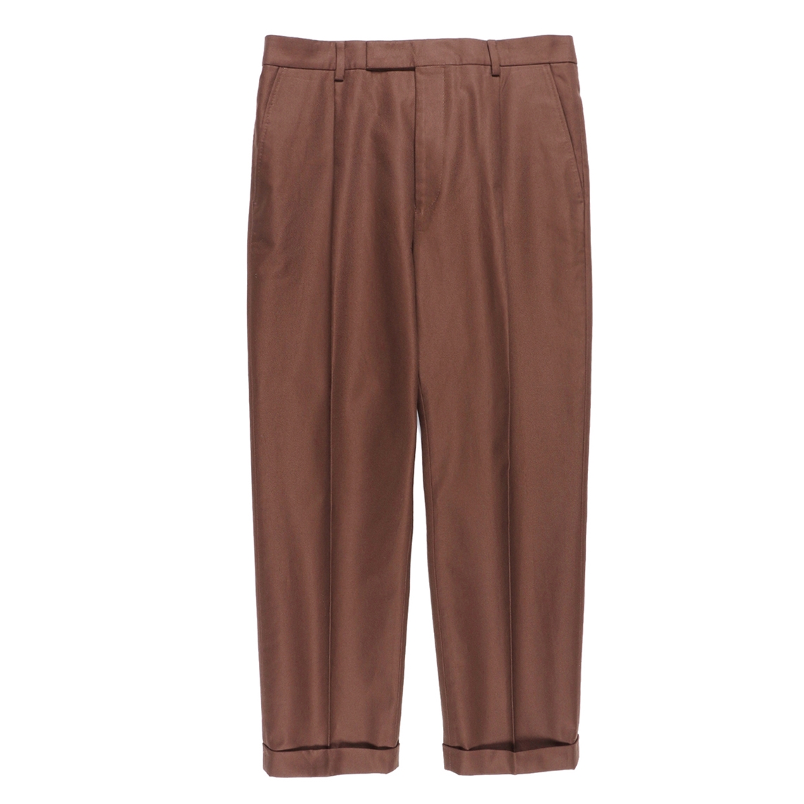 画像: WACKO MARIA/PLEATED TROUSERS（TYPE-1）（BROWN）［ワンタックT/Cスラックス(TYPE-1)-23春夏］