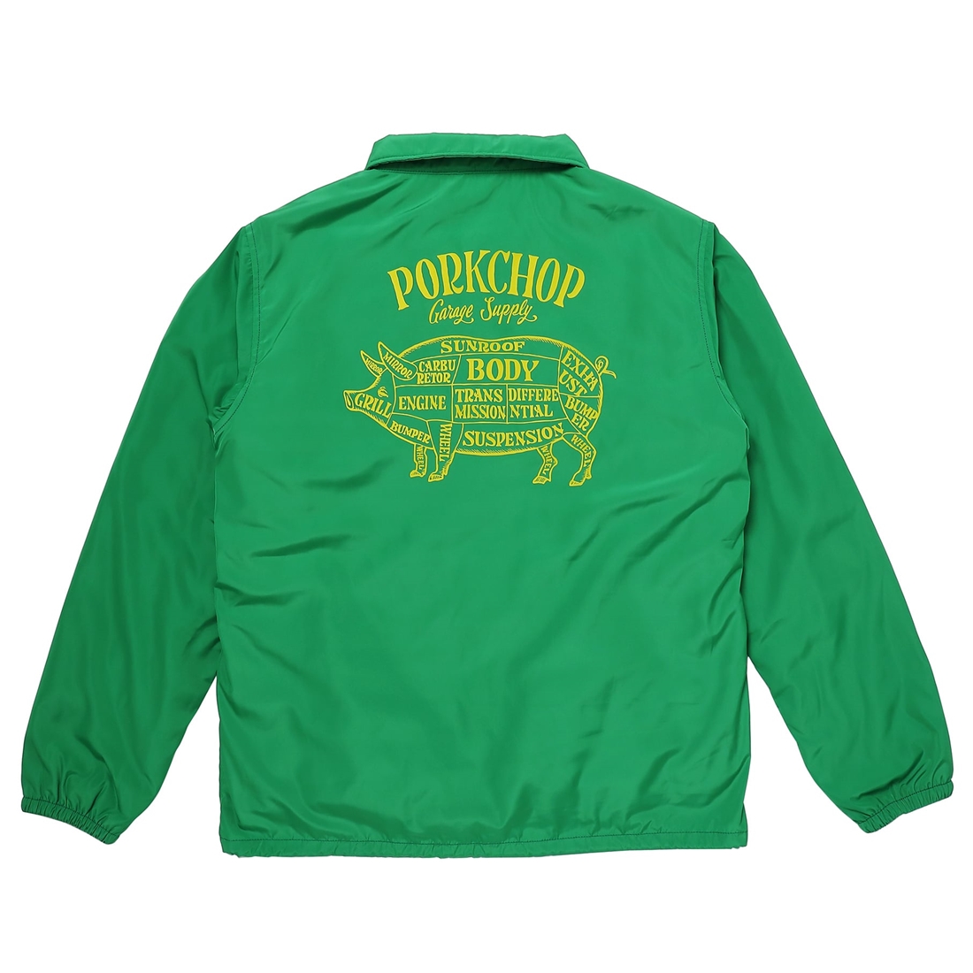 画像: PORKCHOP/ORIGINAL BOA COACH JKT（GREEN）［オリジナルボアコーチJKT-23春夏］