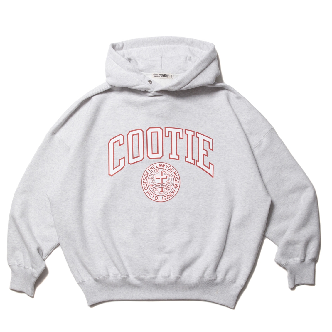 画像: COOTIE PRODUCTIONS/Heavy Oz Sweat Hoodie（COLLEGE）（Oatmeal）［スウェットフーディー-23春夏］