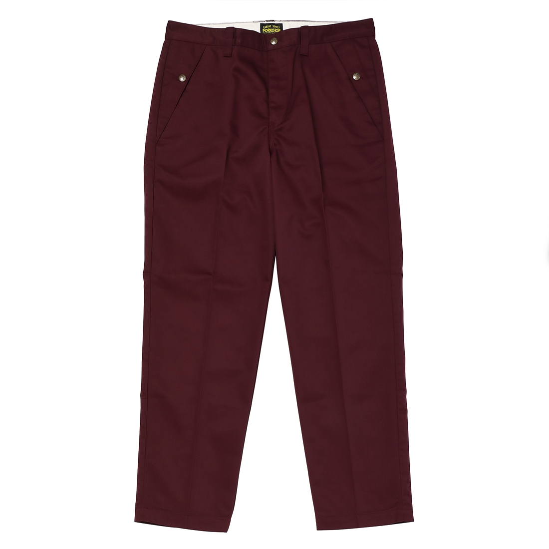 画像: PORKCHOP/STANDARD WORK PANTS（BURGUNDY）［スタンダードワークパンツ-23春夏］