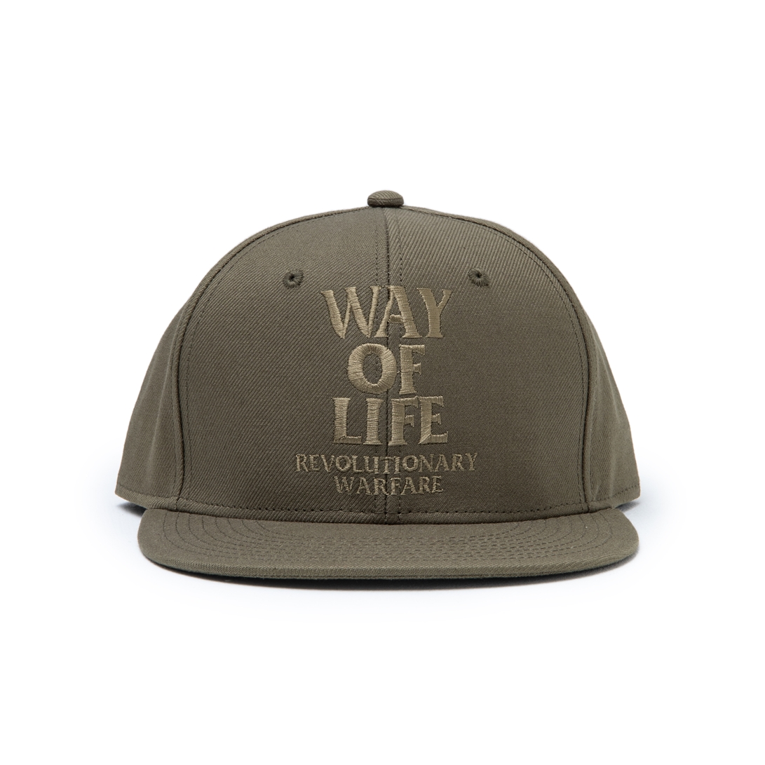 RATS EMBROIDERY CAP "WAY OF LIFE" KHAKI