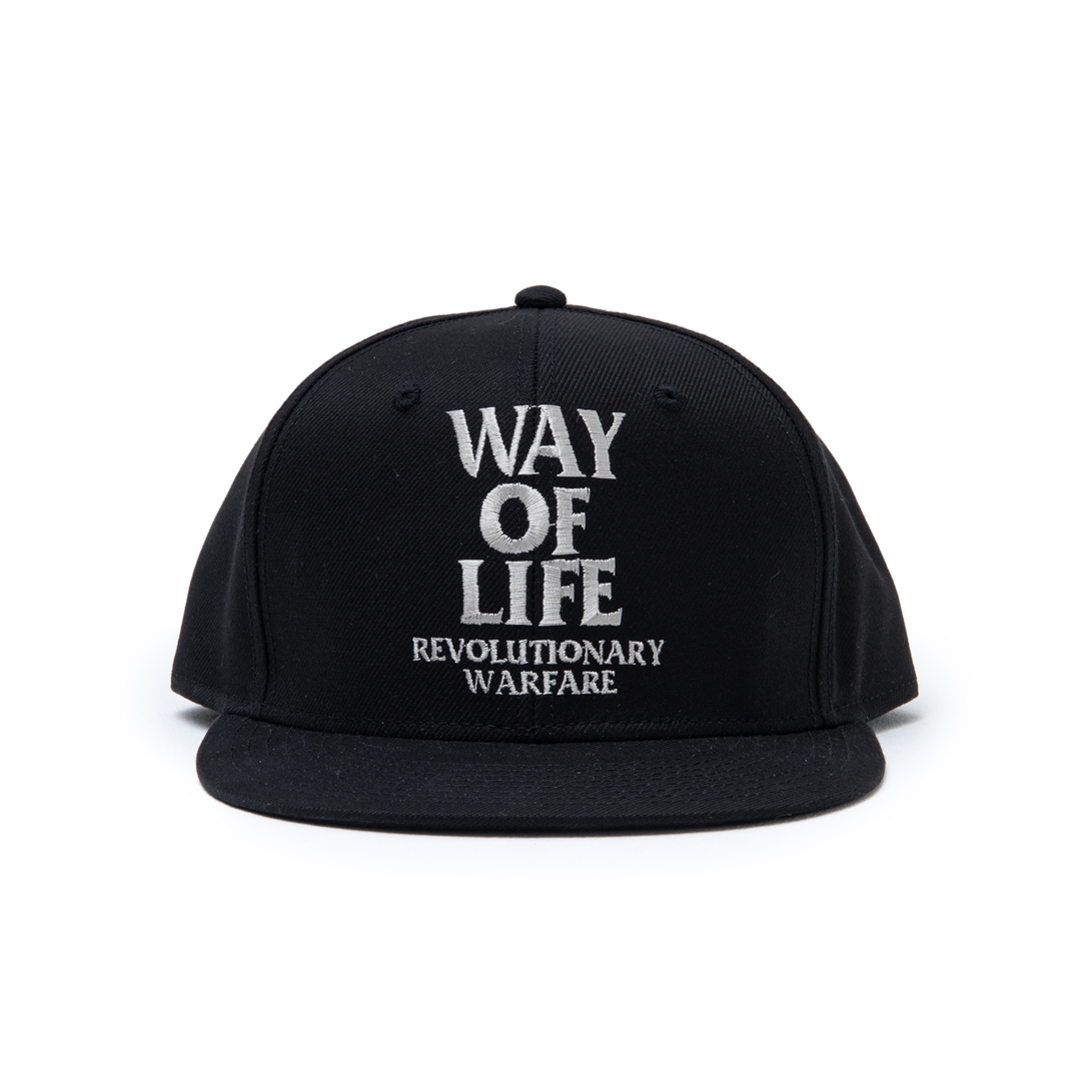 画像: RATS/EMBROIDERY CAP "WAY OF LIFE"（BLACK）［"WAY OF LIFE"キャップ-23春夏］