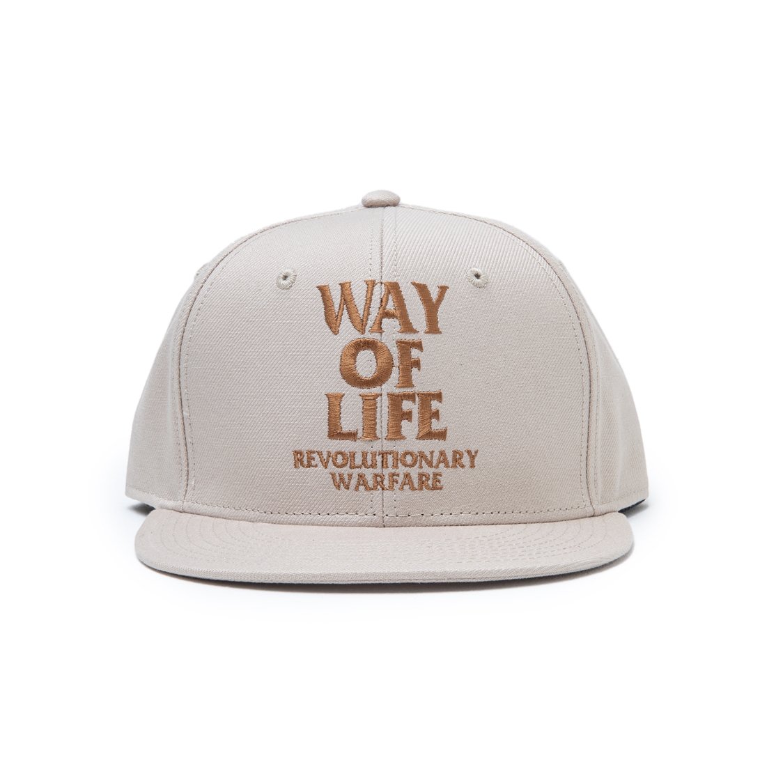 画像: RATS/EMBROIDERY CAP "WAY OF LIFE"（BEIGE）［"WAY OF LIFE"キャップ-23春夏］